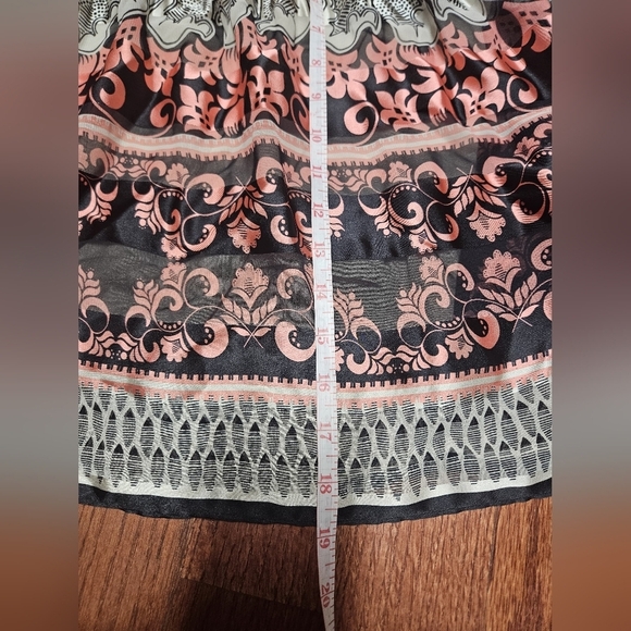 Max Studio Green Smocked Bubble Mini Skirt - Picture 6 of 6